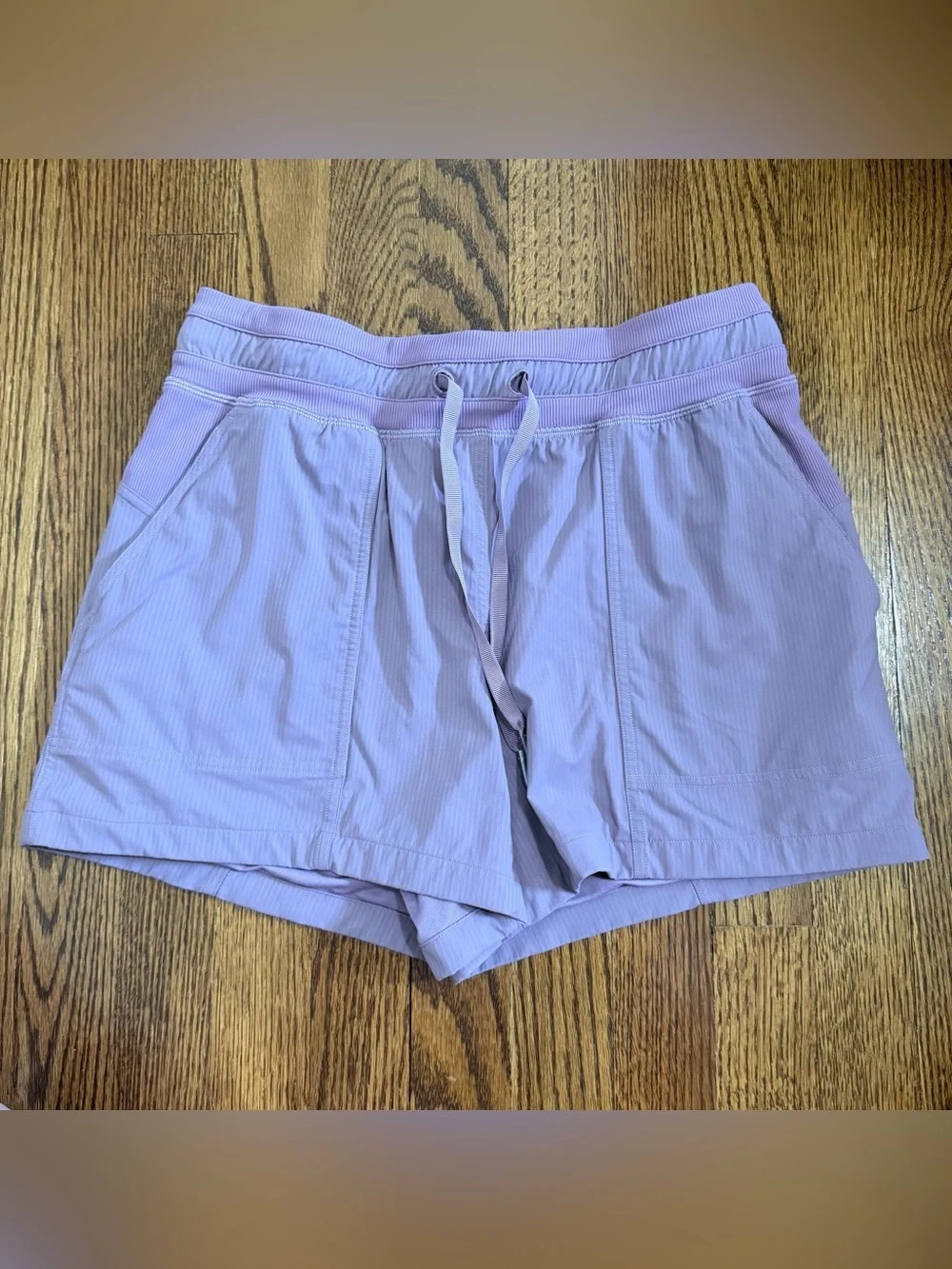 Lululemon Soft Purple Lined Activewear Shorts Size 6